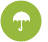 umbrella nature home icon